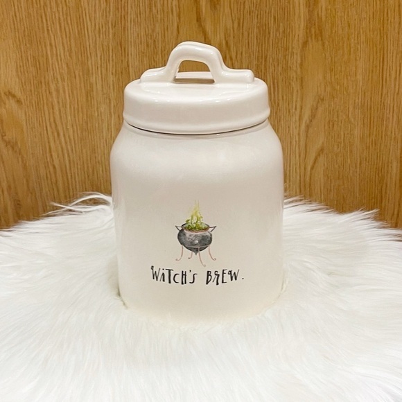 Rare Dunn Witch's Brew Small Canister Halloween - Picture 1 of 3